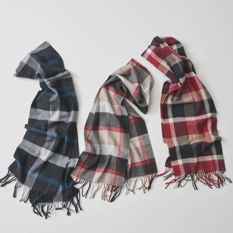 Noble Texture mufflers｜BLACK LABEL CRESTBRIDGE(ブラックレーベル