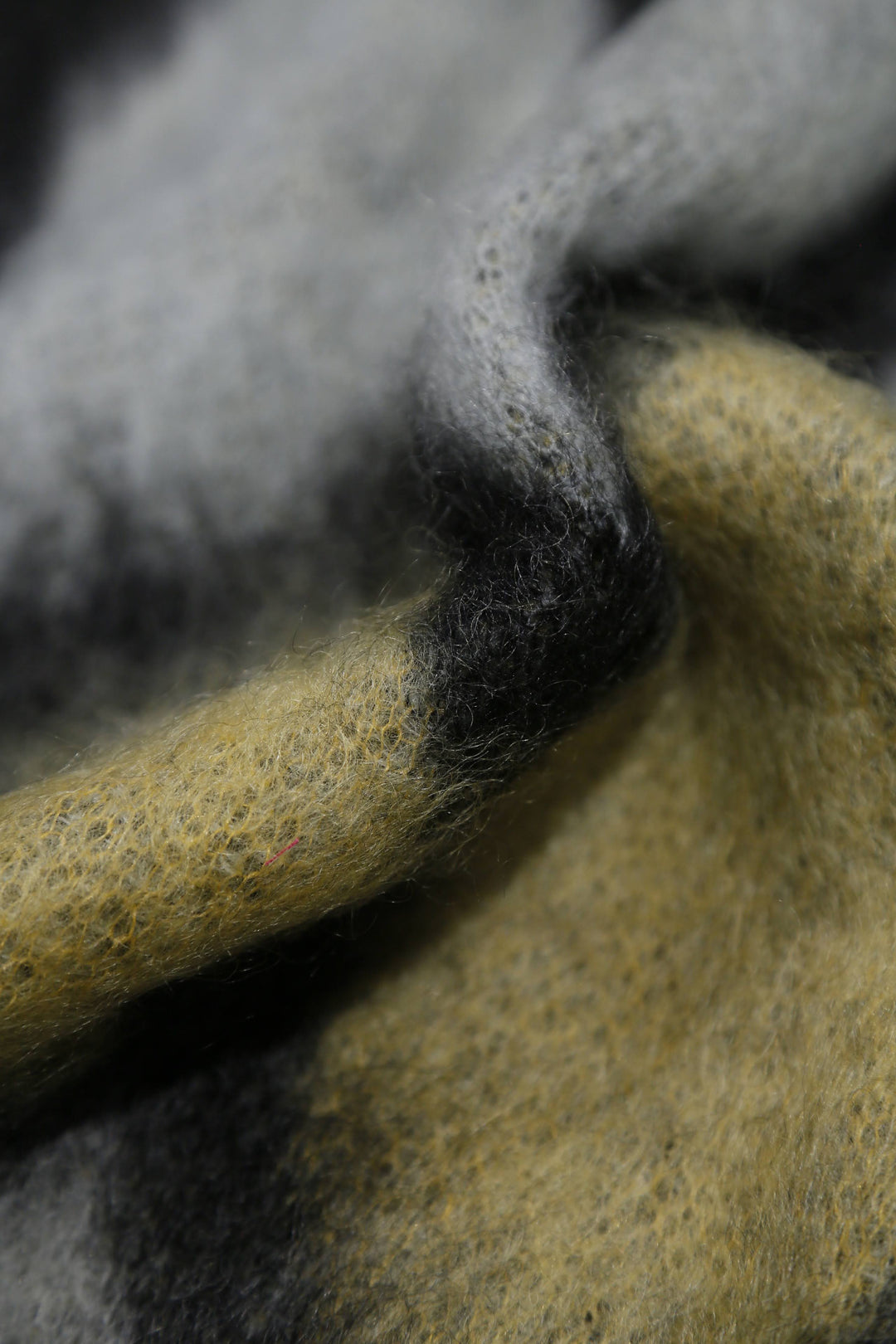 SUGARHILL（シュガーヒル）のMOHAIR PYHCH SCARF (GREEN)(マフラー)の