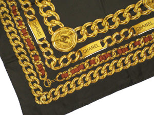 シャネル/シルクスカーフ 【チェーン柄】 – セレブブランド