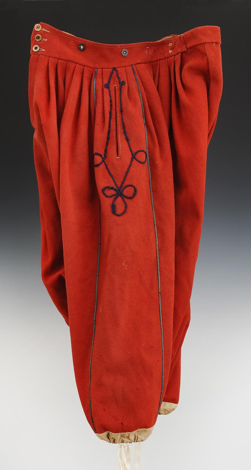 SAROUEL PANTS OF THE 1st ZOUAVES, model 1853, Second Empire. 27938-1