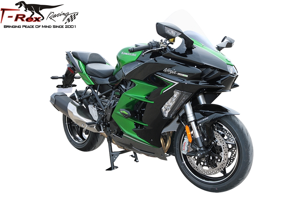 T-Rex Racing 2020 - 2022 Kawasaki Ninja Z H2 No Cut Frame Sliders