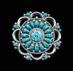 KIRK SMITH TURQUOISE AND CORAL BRACELET