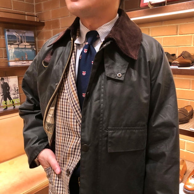 Barbour」私とは違って気が利くBEAMS別注のSPEY！｜ビームス 銀座｜BEAMS