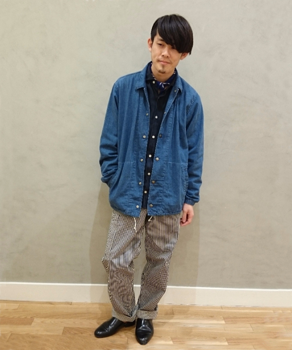 orslow × BEAMS デニムコーチジャケット