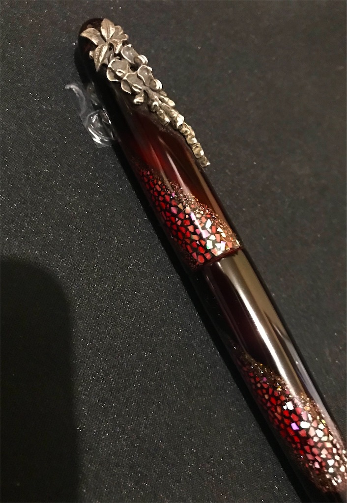 中屋万年筆 螺鈿天の川・蒔絵コンバーター付 NAKAYA 】中屋万年筆