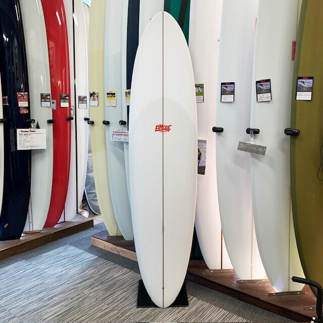 ロングボード クリーム色 青ストライプ 9.2フィート クリームファット