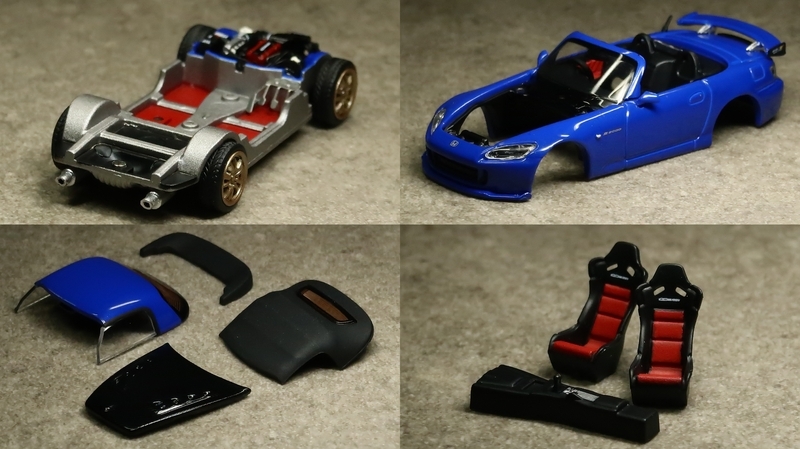 1/64 無限コンプリート HONDA s2000 MUGEN 組立モデル Honda S2000