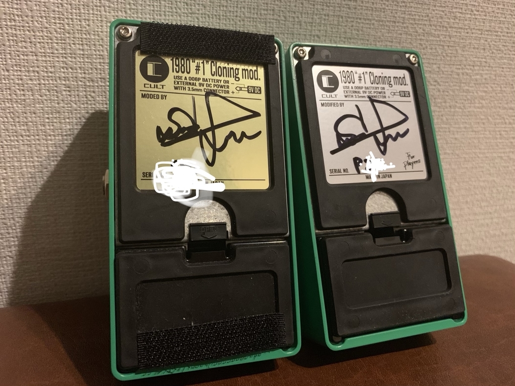 CULT TS808 1980 #1 Cloning mod. VS “For Players” -Pilot Run-】比較