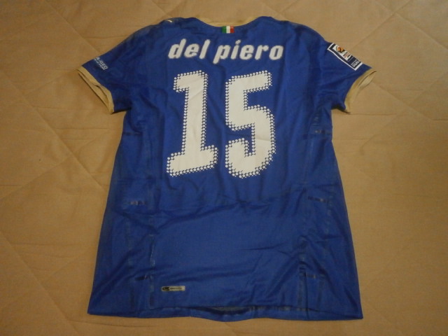 ユニフォーム その59 イタリア代表 2008年 ホーム用 半袖 デルピエロ