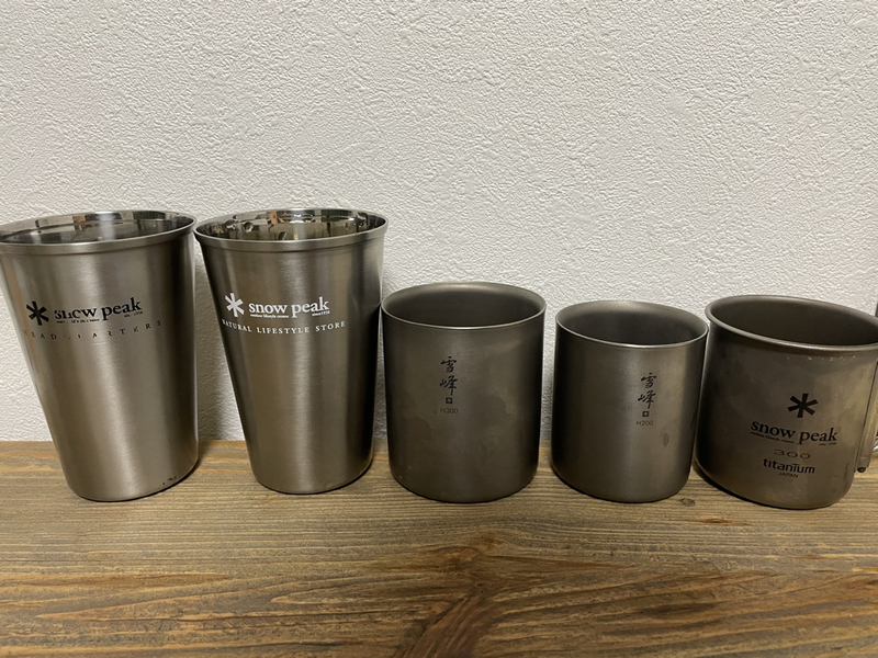 スノピのチタンマグ、雪峰マグ、ECOカップはどれが良い？どれも