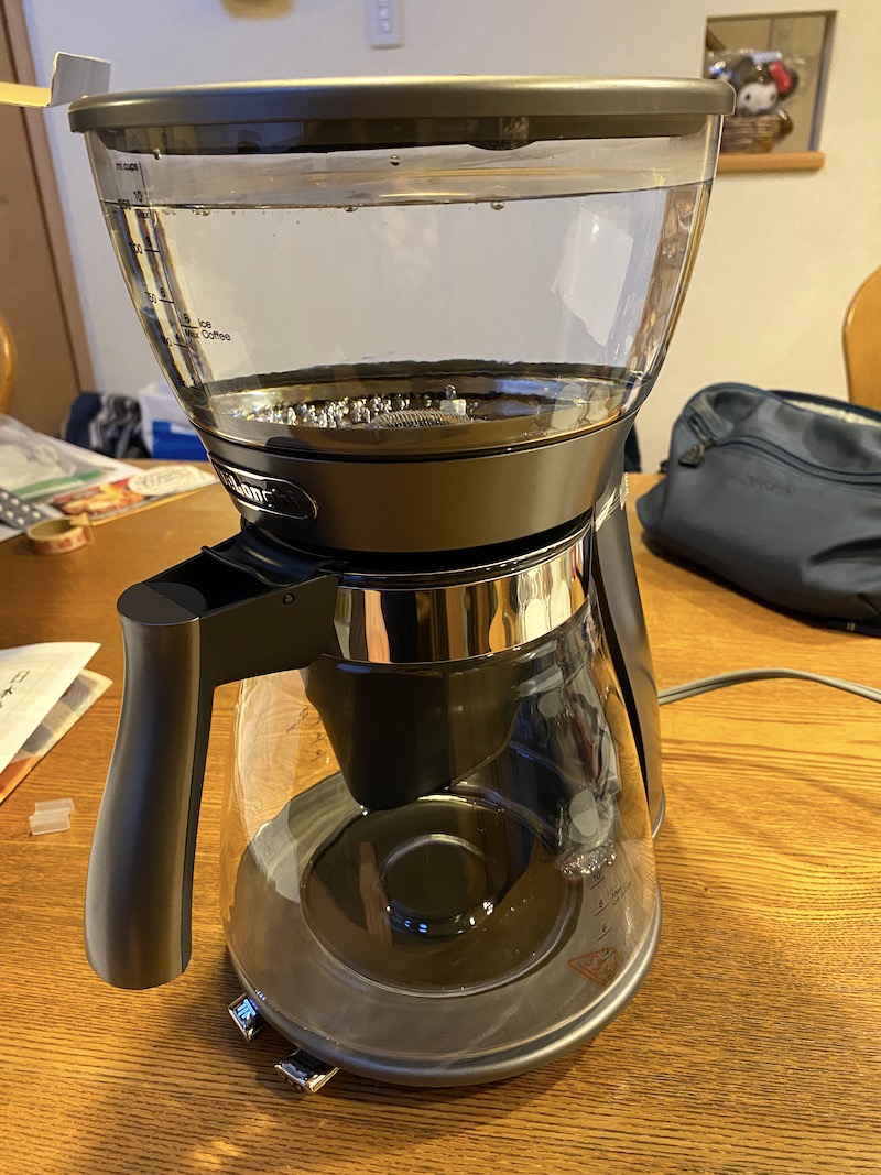 デロンギの「クレシドラ ドリップコーヒーメーカー」レビュー①