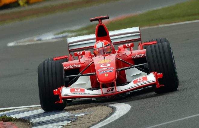 ルクレール、シューマッハーが2003年にタイトルを獲得したF1マシン