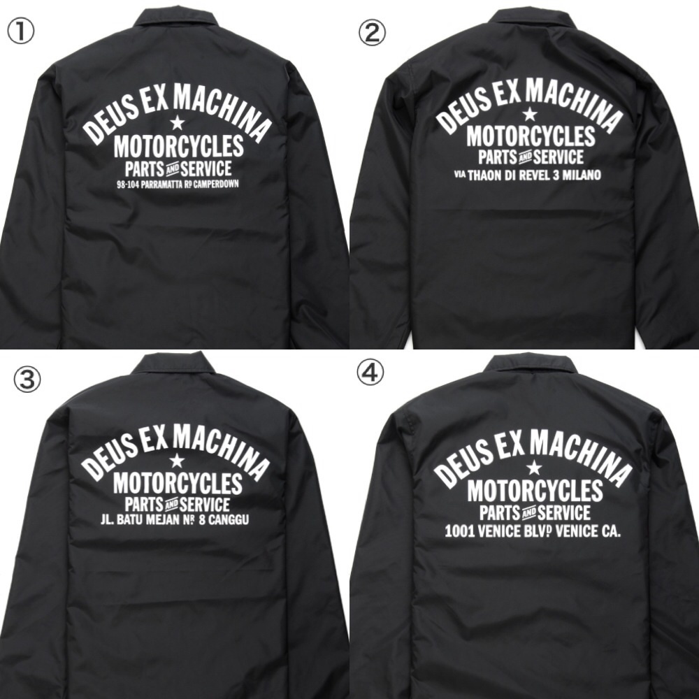 AU発 注目雑誌掲載ブランドDeusExMachina コーチジャケットCoach (Deus