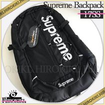 17SS☆Supreme Backpack Box Logo バックパック Black 黒 (Supreme