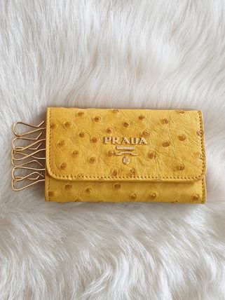 イエロー（黄色）系 PRADA(プラダ) キーケース(レディース) - ブランド