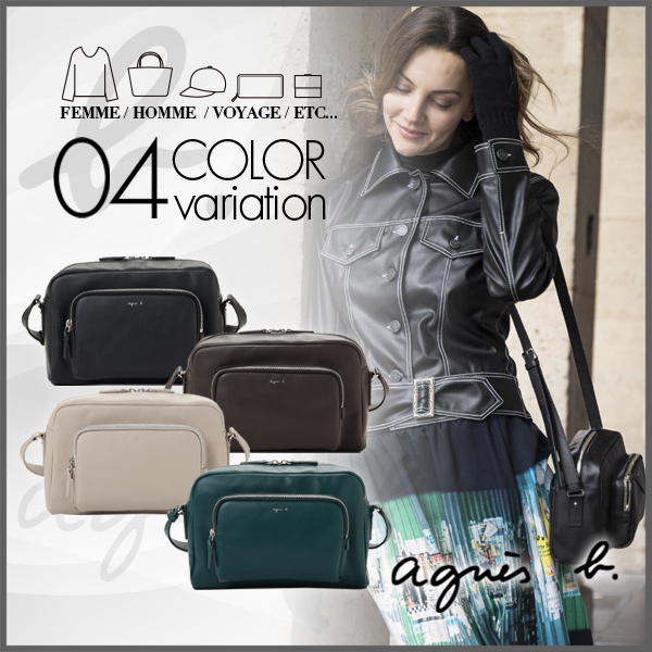 agnes b.】アニエスベー NS14E－02 angeleショルダーバッグ (Agnes b