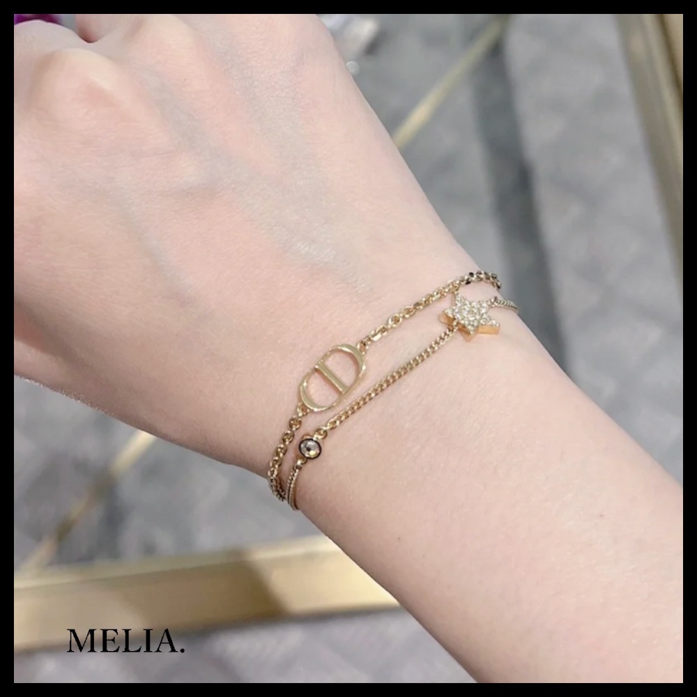 ギフトやご褒美に♡】DIOR PETIT CD ダブルブレスレット (Dior