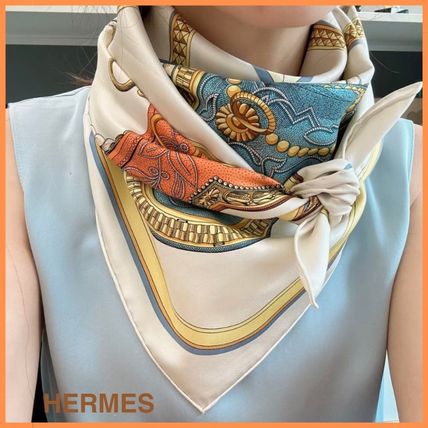 HERMESエルメス カレ90 ユニコーンの夢想 シルクスカーフ 希少レア