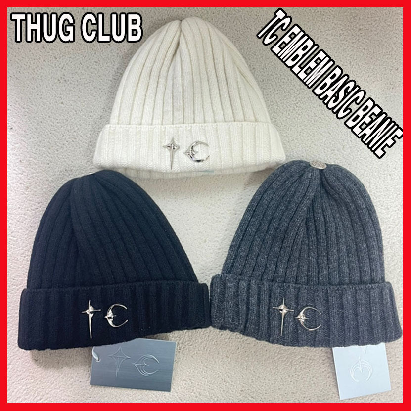 大人気 ☆THUG CLUB☆ TC EMBLEM BASIC BEANIE (Thug Club/ニット