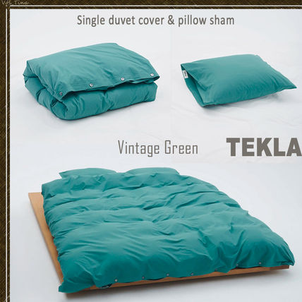 グリーン（緑）系 TEKLA(テクラ) ベッドカバー・布団カバー・寝具