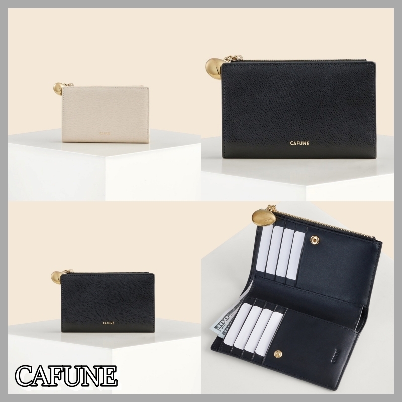 CAFUNE】カフネ 牛革 コンパクト 2つ折り 財布 ウォレット (CAFUNE