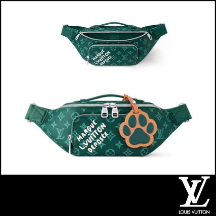 LOUIS VUITTON / タイガラマ キャッチ バムバッグ グリーン Louis