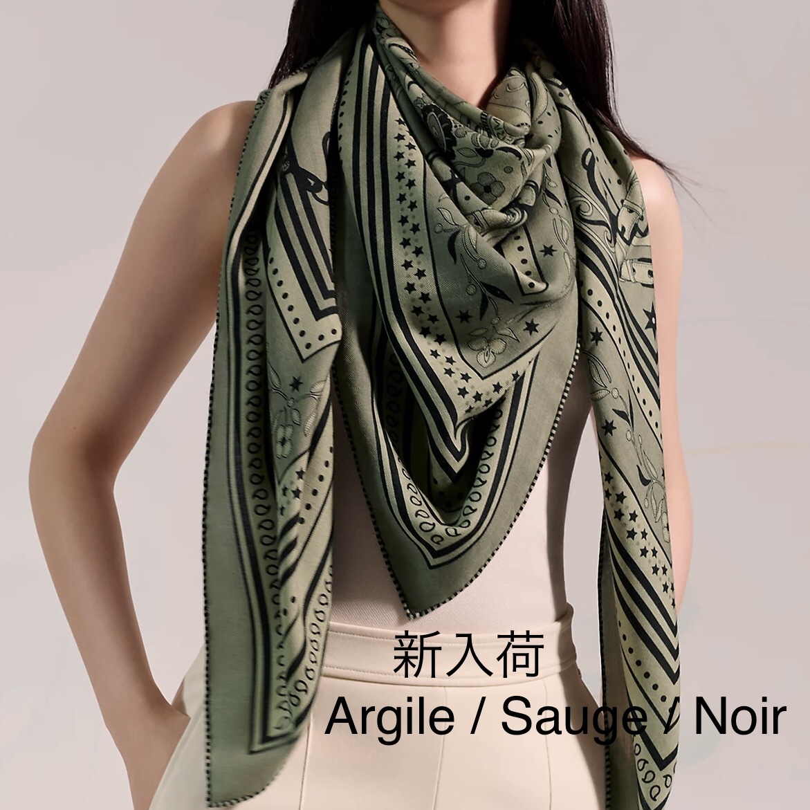 2025年最新カシシル☆Hermes☆Festival des Amazones Bandana140