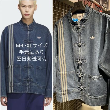 中国 adidas 巳年 ジャケット adidas☆巳年の新年中国風 ジャケット