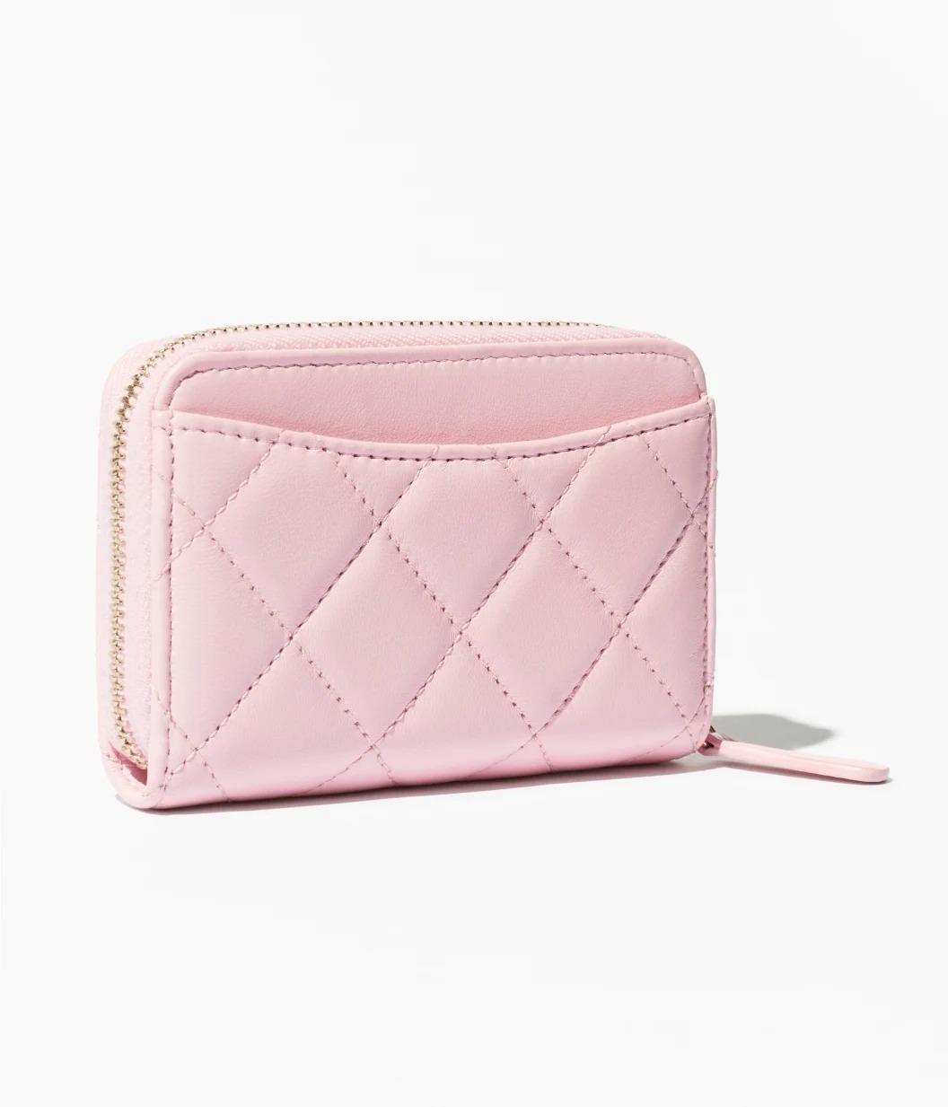 2025年春夏☆クラシック ジップ コインパース ピンク CHANEL (CHANEL