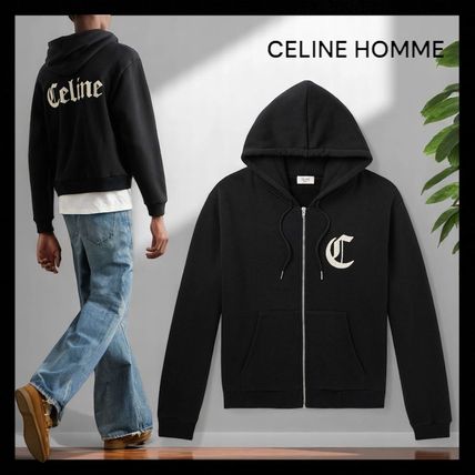 ジップアップ CELINE(セリーヌ) パーカー・フーディ(メンズ