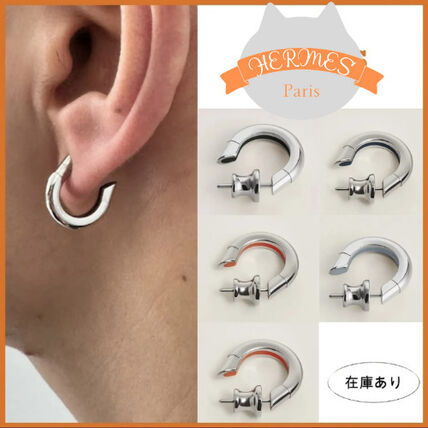 オレンジ系 HERMES Sabot(エルメス サボット) ピアス(メンズ