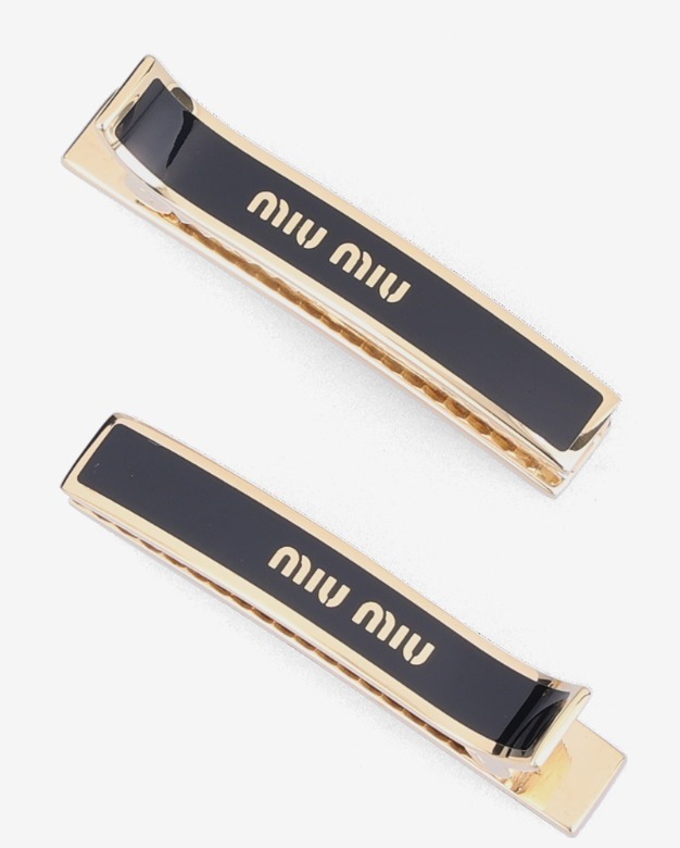 早期完売☆MIU MIU☆エナメル メタル ヘア クリップピン☆大人気