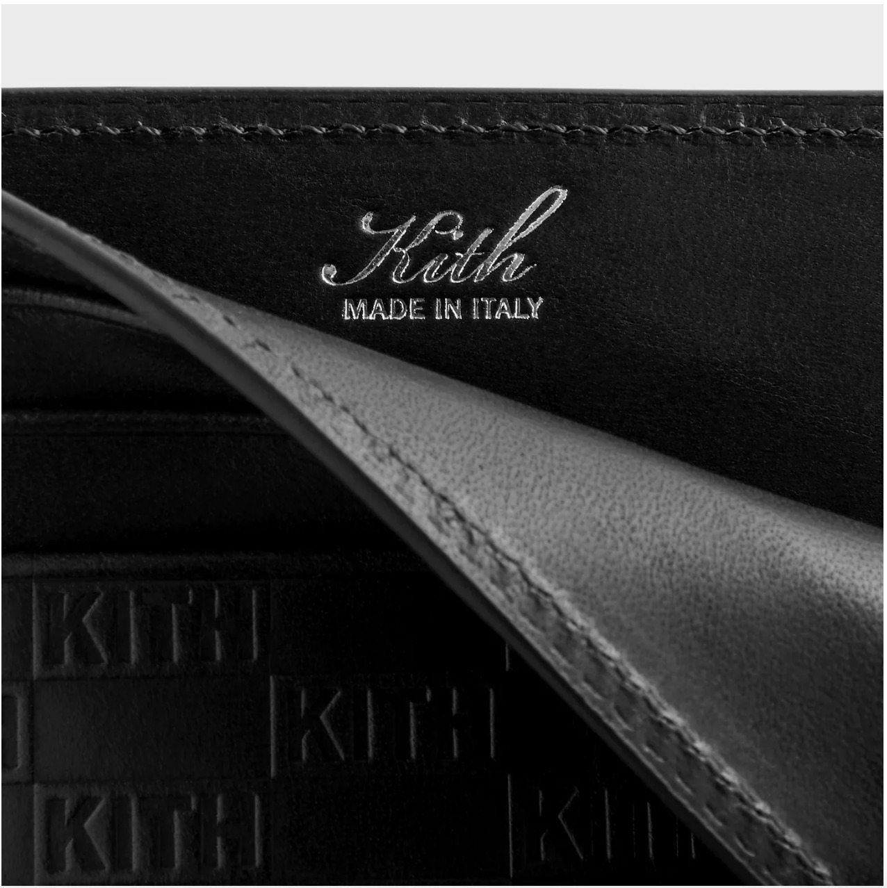 Kith】Kithモノグラム牛革 カードホルダー送料込 (KITH NYC/カード