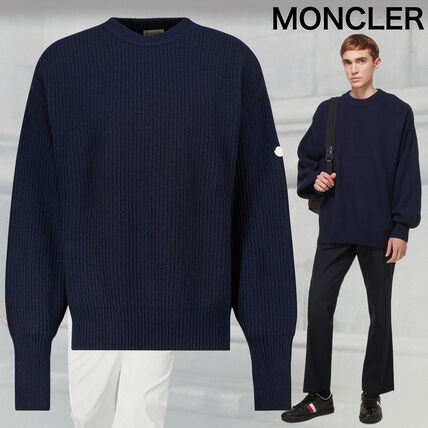 ネイビー（紺）系 MONCLER(モンクレール) ニット・セーター(メンズ