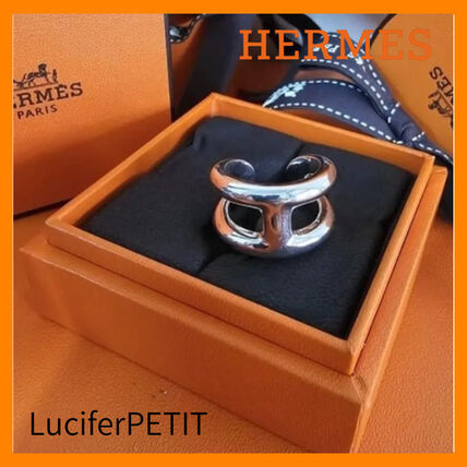 pm シルバー（銀色）系 HERMES Osmose(エルメス オスモズ) メンズ