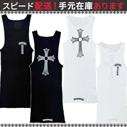 ブラック（黒）系 L CHROME HEARTS(クロムハーツ) タンクトップ