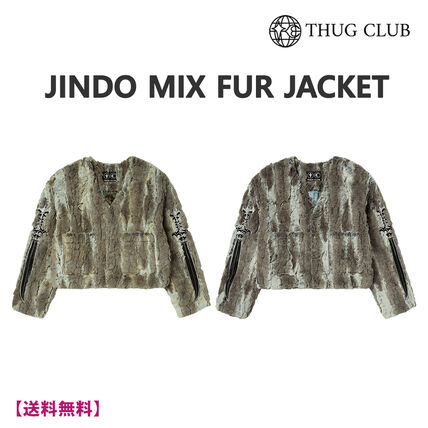 ファー 韓国 Thug Club(サグクラブ) ジャケットその他(メンズ