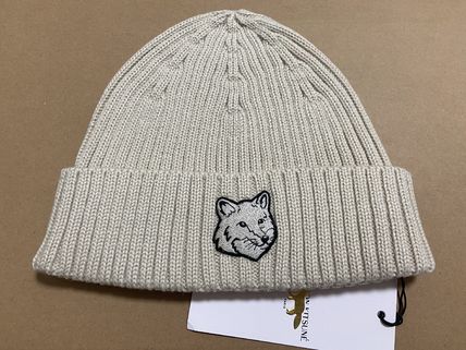 ☆即発送☆ MAISON KITSUNE メゾンキツネ ニット帽 ビーニー (MAISON
