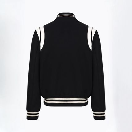 黒パンに合う” サンローラン テディ ボンバージャケット (Saint