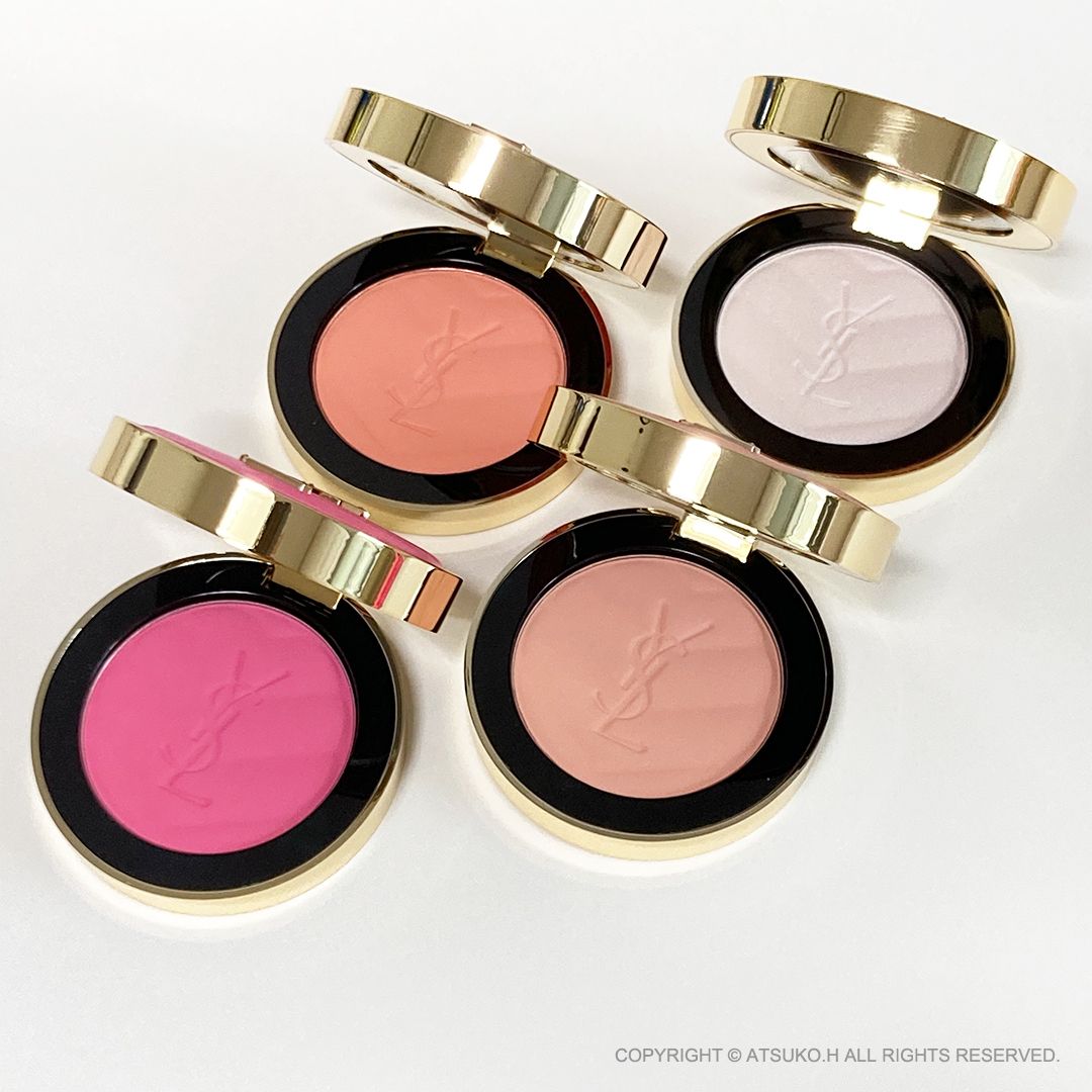 YSLの新作チーク「メイクミーブラッシュ パウダー」海外展開カラーが