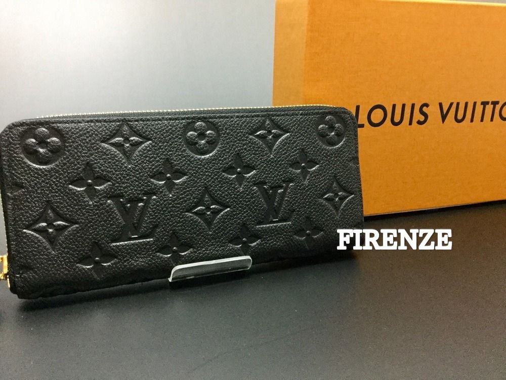 ☆LOUIS VUITTON☆大人気!【クレマンス アンプラント】黒 長財布