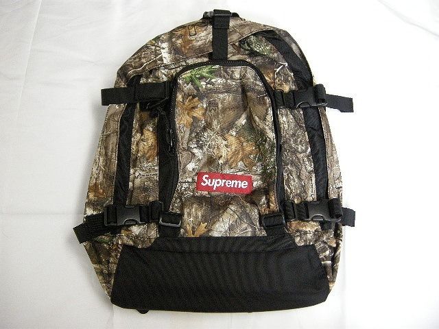 19AW◇手元に在庫有 関税無 国内発Supreme backpackリュック迷彩