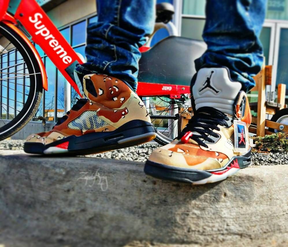 NIKE Air Jordan 5 Supreme Camo エアジョーダン5 シュプリーム (Nike