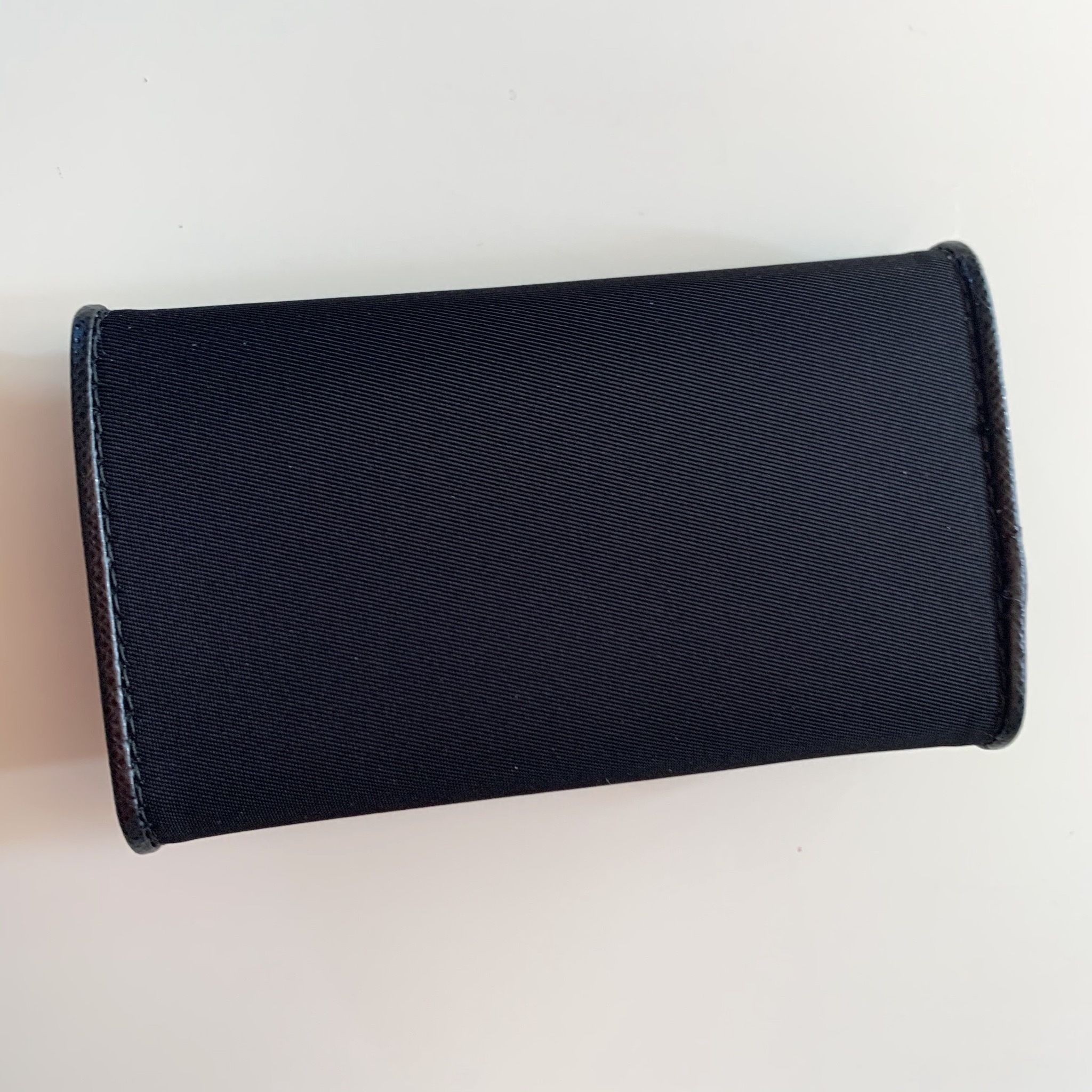 選べる金具お色☆《PRADA》ナイロン+saffiano 6連キーケース 黒 (PRADA