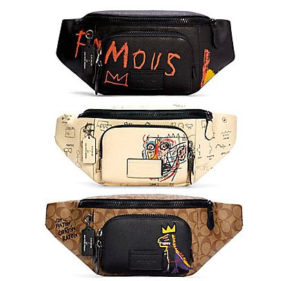3種から選べる☆COACH x Jean-Michel Basquiat☆TRACK BELT BAG (Coach