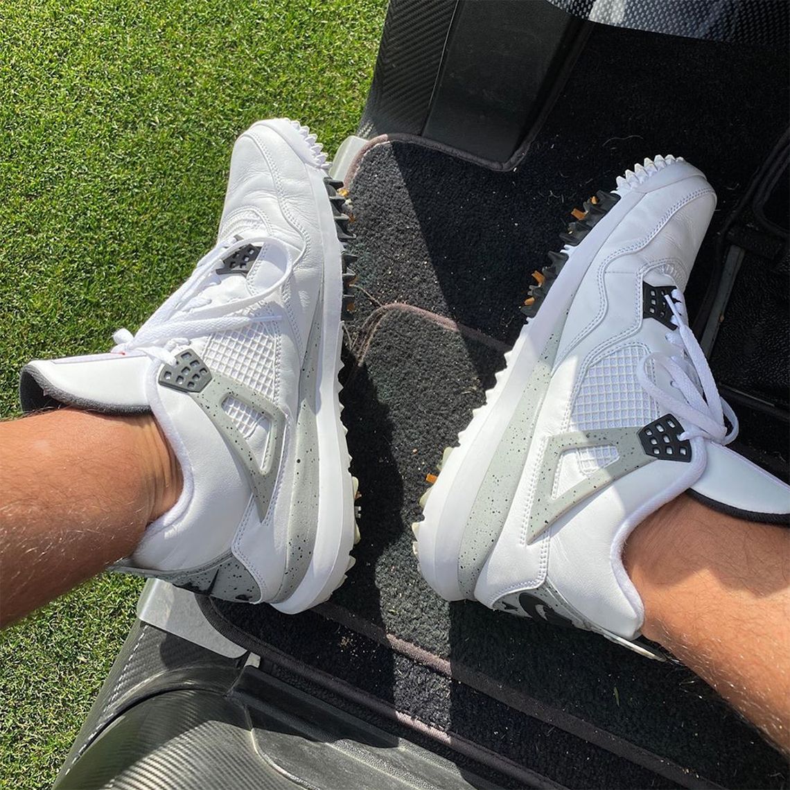 Nike Air Jordan 4 Golf White Cement エアジョーダン4 ゴルフ (Nike