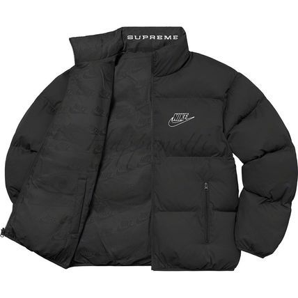 Supreme Nike Reversible Puffy Jacket Black○関税・送料無料