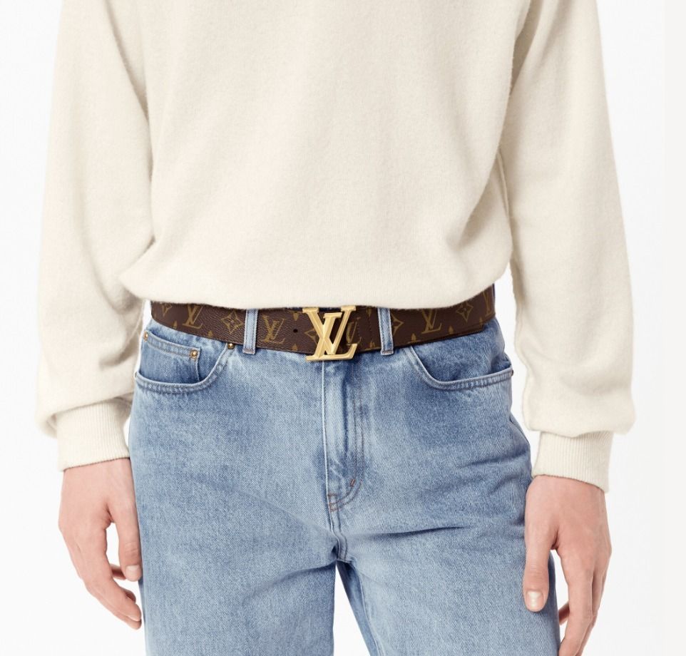 LOUIS VUITTON モノグラム サンチュール・LVピラミッド 40MM (Louis