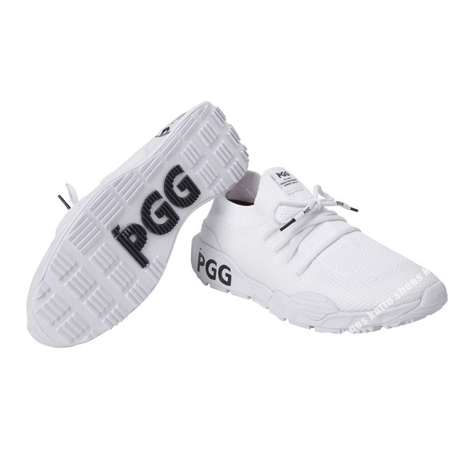 PEARLY GATES☆PGG ロゴ スパイクレス ゴルフシューズ (PEARLY GATES