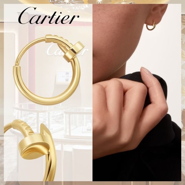 すぐ届く Cartier* ジュスト アン クル イヤリング 送料込み (Cartier